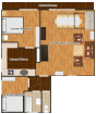 Apartment no. 1 - plan