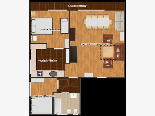 Floor plan - large apartment