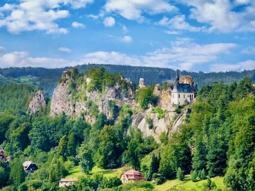 Vranov castle and Pantheon